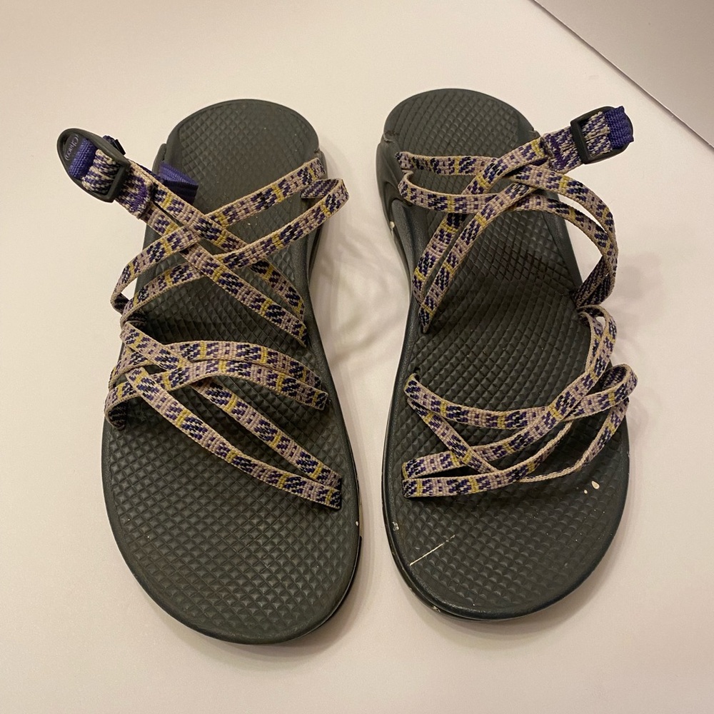Chaco Slip-On Sandals Purple/Gray Women’s Size 8